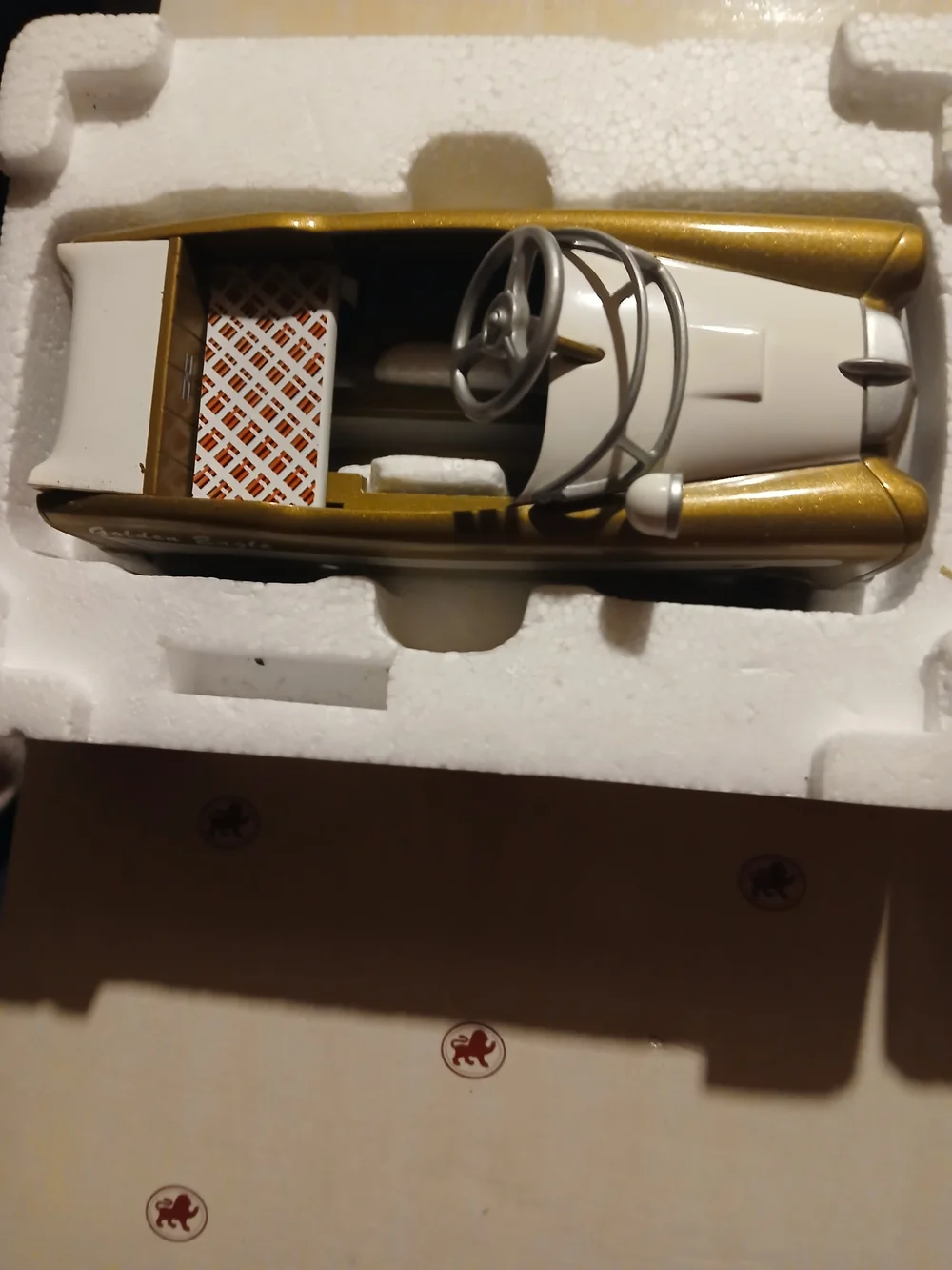 Hallmark Golden Eagle Metallic Gold Toy Car